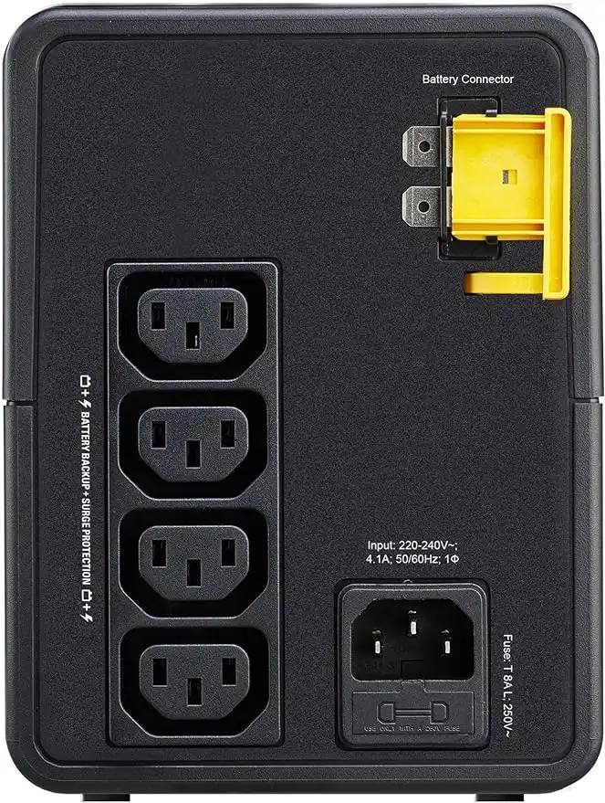 BVX900LI APC Easy UPS BVX 900VA Maroc Onduleur Line-interactive 900 VA Maroc, APC Easy UPS BVX est capable de désactiver temporairement les alarmes sonores corrigibles par l’utilisateur, telles que Sur batterie. Pendant de telles alarmes sonores, une pression courte (moins de 2 secondes) sur le bouton POWER coupera temporairement l’alarme sonore jusqu’à ce que la condition soit réinitialisée. Un double bip court confirmera que Quick Mute a été activé.