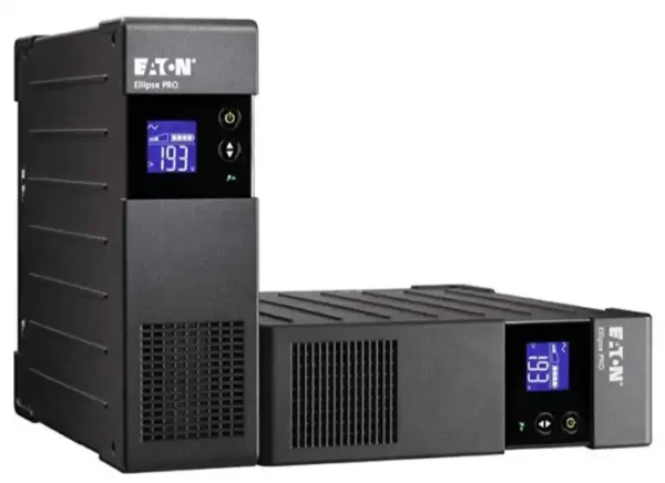 ELP850FR Maroc Eaton Ellipse PRO 850 VA Maroc Onduleur Line-interactive 4 prises FR, L’Ellipse PRO est équipé de quatre prises (modèles 650/850 VA) ou huit prises (modèles 1200/1600 VA) version françaises. Il est ainsi plus facile de connecter des équipements informatiques standard ou des périphériques.