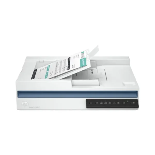 20G06A HP ScanJet Pro 3600 f1 Maroc Scanner HP à plat Maroc, Boost productivity for professional scanning tasks with the fast, compact, and reliable HP ScanJet Pro, designed for scanning up-to 3,000 pages daily. Automate workflows with one-click shortcuts and fast, two-sided scanning from the auto document feeder.