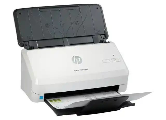 6FW07A HP ScanJet Pro 3000 s4 Maroc Scanner de documents HP, Produisez des numérisations jusqu'à 40 ppm/80 ipm avec la numérisation recto verso qui capture les deux côtés à la fois. Libérez de l'espace pour travailler 