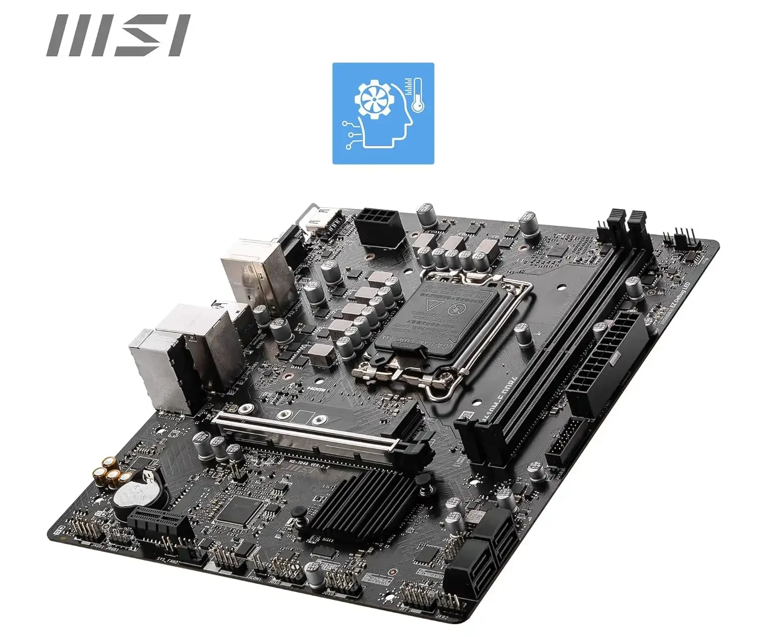 911-7D48-036 Carte mère Micro ATX MSI PRO H610M-E DDR4, Obtenez des performances optimales avec les technologies Lightning Gen 4 PCIe