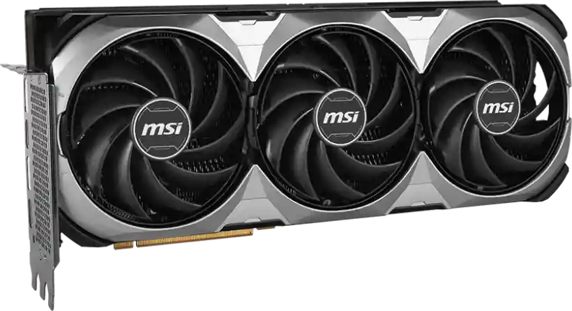 912-V511-221 Carte graphique MSI GeForce RTX 4080 SUPER 16G VENTUS 3X OC, Grâce à la puissance des GPU de la MSI GeForce RTX 4080 et des cœurs RT de troisième génération, vous pouvez profiter de mondes virtuels plus détaillés que jamais 
