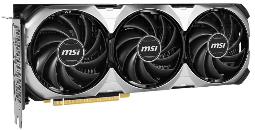 912-V517-013 MSI GeForce RTX 4060 Ti VENTUS 3X 16G OC Carte graphique NVIDIA GeForce RTX 4060 Ti, Grâce à la puissance des GPU de la MSI GeForce RTX 4060 Ti VENTUS 3X et des cœurs RT de troisième génération 
