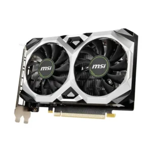 912-V812-004 Carte Graphique Maroc Force GTX 1650 D6 VENTUS XS OCV3 Maroc, la carte graphique MSI GeForce GTX 1650 D6 VENTUS XS OCV3 offre des performances graphiques idéales pour le Full HD à un prix très abordable. Cette carte graphique gaming et multimédia embarque le processeur graphique NVIDIA TU117 avec 4 Go de VRAM GDDR5