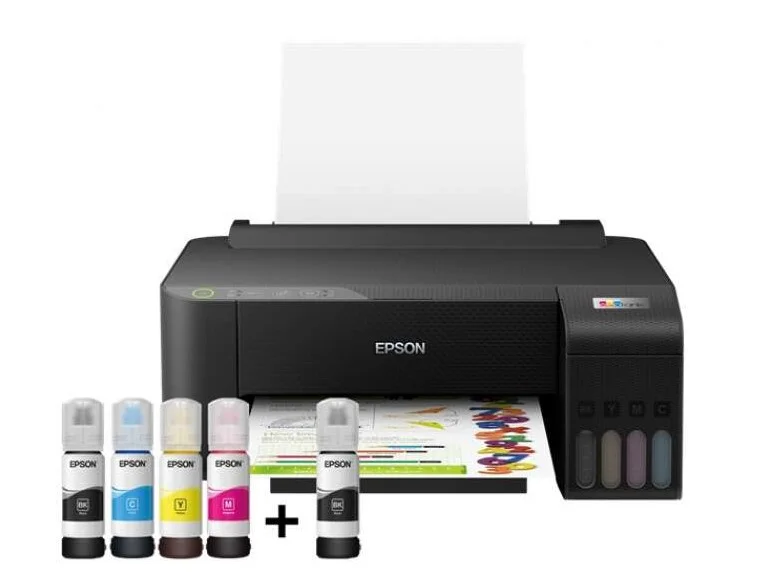 C11CJ71403 Epson EcoTank L1250 Imprimante jet d’encre, Epson EcoTank L1250 permet aux entreprises de bénéficier d'excellentes performances d'impression et de produire des photos d'une qualité exceptionnelle. Bénéficiez d'un faible coût d'impression, avec un rendement d'impression élevé allant jusqu'à 4 500 pages en noir et blanc et 7 500 pages en couleur. 