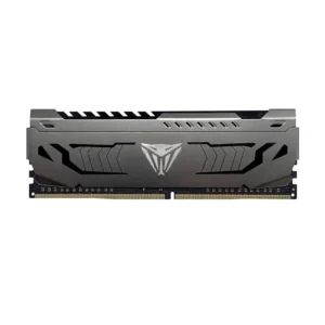 PVS416G320C6 Patriot Viper Steel DDR4 3200 16G Mémoire RAM 16Go, Le Viper Steel DDR4 3200 16G est non ECC et sans tampon, présente une latence CAS testée de 16 et une puissance nominale de 1,35 V