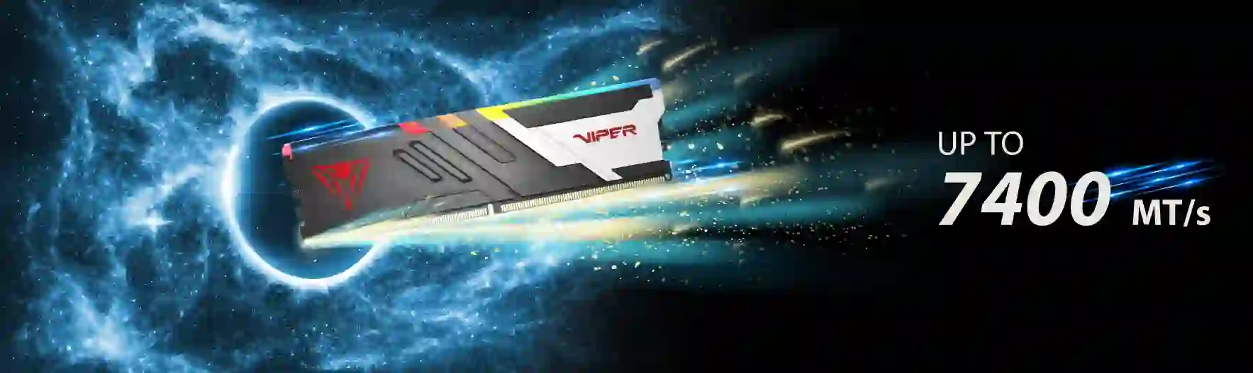 PVV532G560C36K Patriot VIPER VENOM 32Go DDR5 Barrette Mémoire 32Go DDR5, a Viper Venom DDR5 offre une puissante combinaison de performances et d'efficacité avec des circuits de génération d'horloge interne et de synchronisation de mémoire de pointe