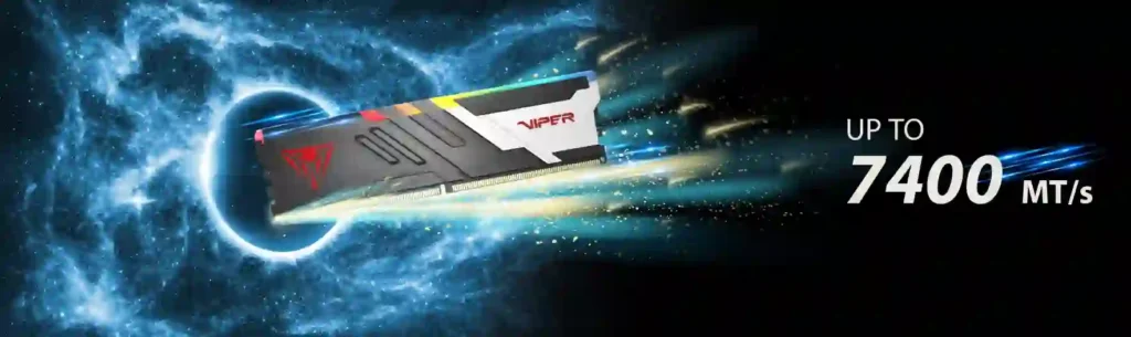 PVV564G560C40K Patriot VIPER VENOM 64Go DDR5 Barrette Mémoire 64Go, la VIPER VENOM 64Go DDR5 offre une puissante combinaison de performances et d’efficacité avec des circuits 