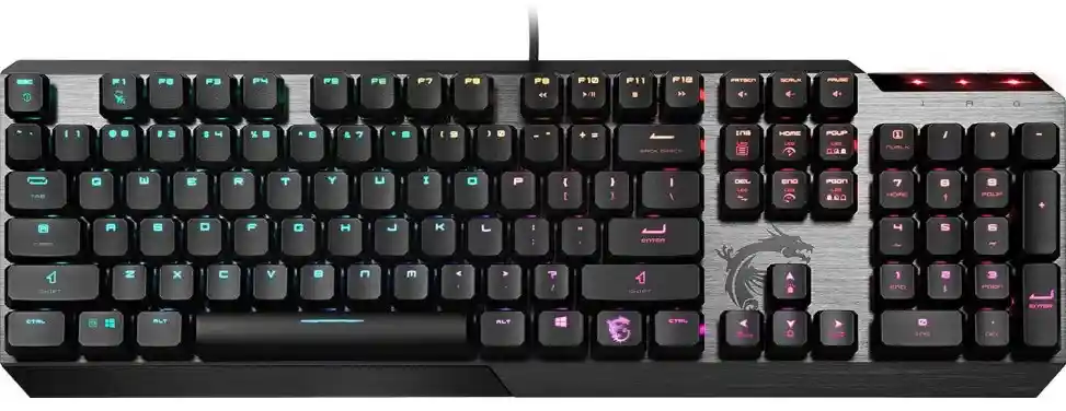 S11-04FR238-GA7 Clavier gaming MSI VIGOR GK50 low profile, le clavier mécanique VIGOR GK50 low profile offre une frappe rapide et précise
