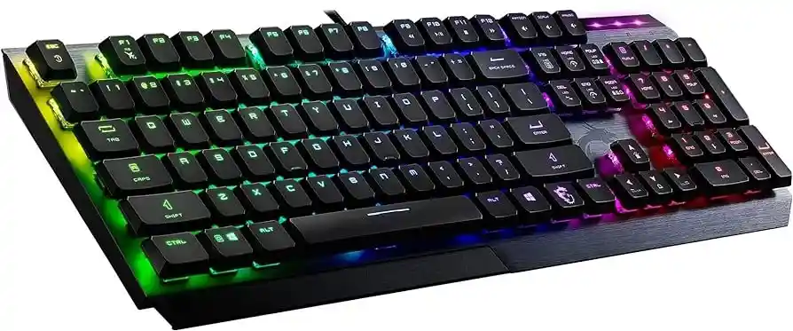 S11-04FR238-GA7 Clavier gaming MSI VIGOR GK50 low profile, Le coffret de vente au détail contient tout ce dont les joueurs ont besoin pour en profiter pleinement
