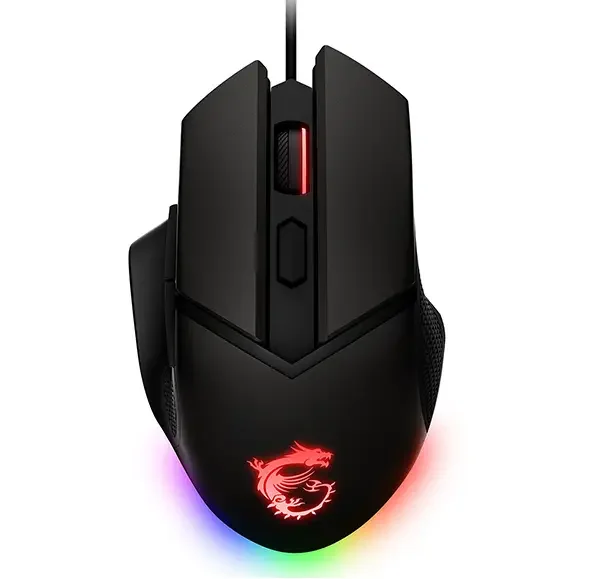 S12-0400D00-C54 Souris filaire gaming MSI Clutch GM20 Elite, La souris gaming MSI Clutch GM20 Elite utilise le capteur optique de jeu PixArt 3309 permettant un réglage de sensibilité à la volée allant de 400 à 6400 dpi