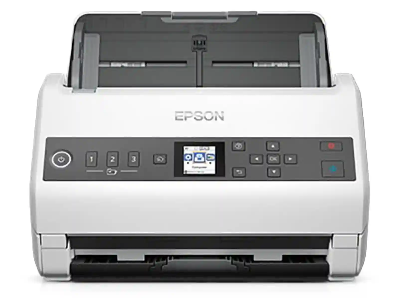 B11B259401BA Maroc Epson WorkForce DS-730N Maroc Scanner de documents Maroc, Gardez le contrôle de votre numérisation, grâce à une gamme de produits intelligents, comprenant des capteurs à ultrasons et un système avancé de protection des documents