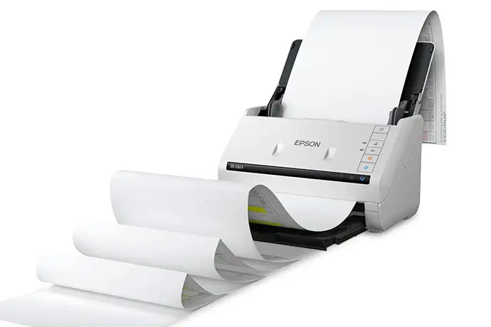 Epson WorkForce DS-530II Scanner de documents Recto-verso 600 dpi x 600 dpi USB 3.0 (B11B261401BA) 28 B11B261401BA Maroc Epson WorkForce DS-530II Maroc Scanner de documents Maroc, Le kit Scanner à plat Epson WorkForce DS-530II en option permet un traitement efficace des documents, qu’il s’agisse de timbres, de livres, de livrets de famille ou encore de passeports.