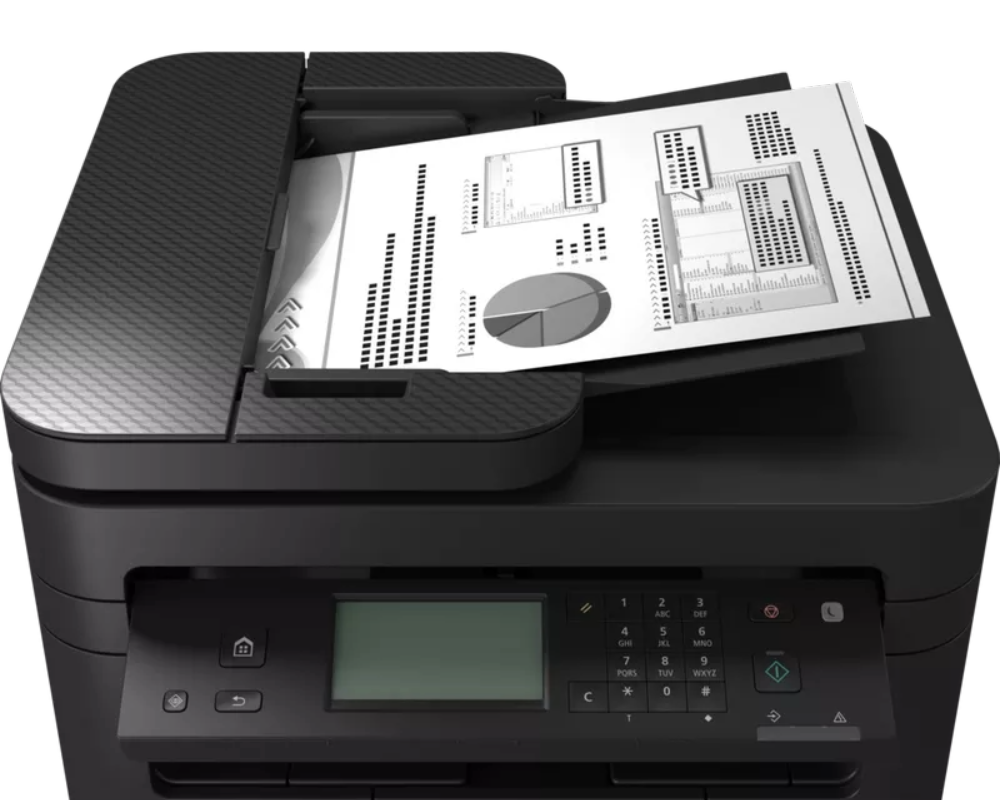 5621C001AA Maroc Canon i-SENSYS MF275dw Maroc Imprimante multifonction laser Maroc, L'imprimante multifonction Canon i-SENSYS MF275dw est taillée pour les entreprises avec des performances d'impression élevées. L'imprimante permet d'imprimer en A4 jusqu'à 29ppm. Elle vous facilitera vos impressions au quotidien avec le système de commande présent sur le devant de l'imprimante permettant de visualiser l'état d'impression en direct.