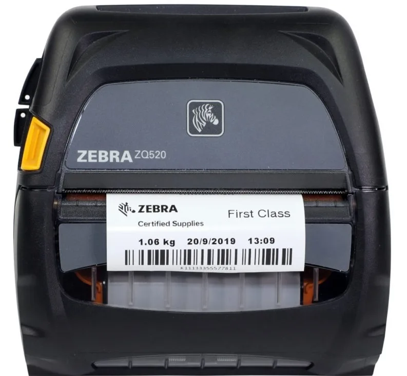 ZQ52-AUE000E-00 Maroc Zebra ZQ520 Maroc Imprimante d’étiquettes Mobile Maroc, Les imprimantes ZQ520 sont les premiers produits Zebra à prendre en charge un canal de communication Bluetooth secondaire, une fonctionnalité innovante qui permet à un canal d'envoyer des tâches d'impression à l'imprimante tandis qu'un second canal exécute des fonctions supplémentaires telles que la gestion des périphériques.
