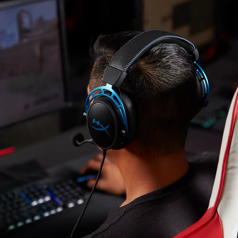 4P5L3AA HyperX Cloud Alpha S Bleu Maroc HX-HSCAS-BL/WW Maroc Casque filaire Maroc, Optimisé par HyperX et testé par des joueurs pour garantir aux joueurs un son amélioré dans le jeu