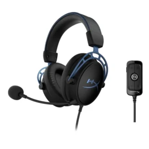 4P5L3AA Maroc HyperX Cloud Alpha S Bleu Maroc HX-HSCAS-BL-WW Maroc Casque Gaming Maroc, Ouvrez-les complètement pour un maximum de basses ou fermez-les pour réduire les niveaux de basses