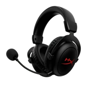 6Y2G8AA Wireless Gaming Headset HyperX Cloud II Core Wireless Maroc, l’HyperX Cloud II Core Wireless dispose d’une autonomie de batterie plus que suffisante pour plusieurs jours de jeu. Améliore tes jeux et tes divertissements audio avec le son spatial DTS® Headphone:X® haut de gamme