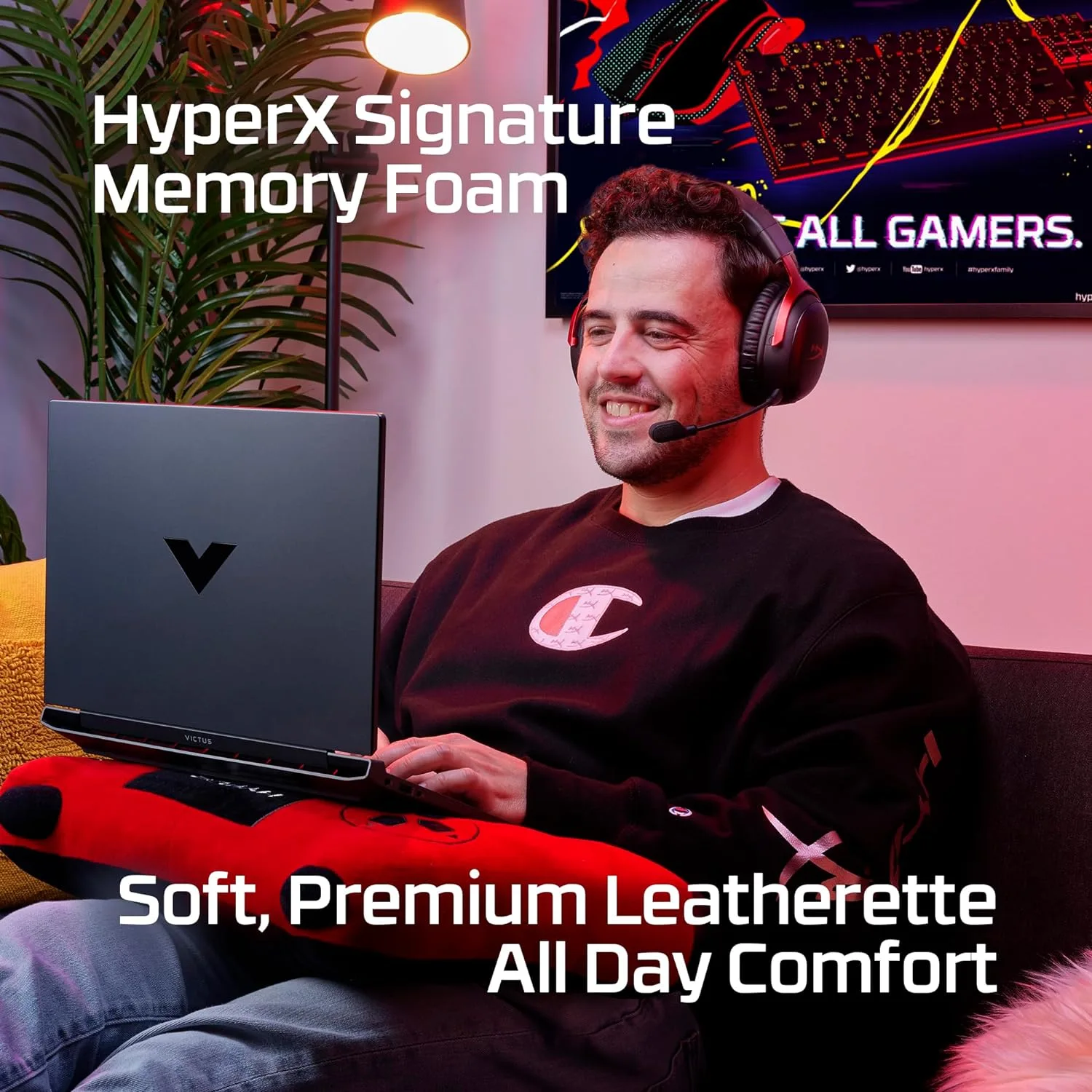 77Z46AA Gaming Headset HyperX Cloud III Black-Red Maroc Casque Gaming For PC Maroc, Le confort est inscrit dans l'ADN du HyperX Cloud III Black-Red