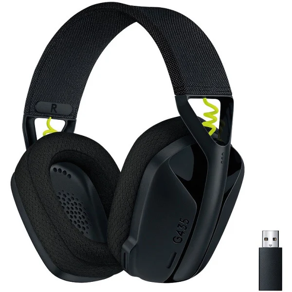 981-001050 Maroc Logitech G435 Noir Maroc Casque gaming sans fil Maroc Casque gaming Bluetooth, Plongez dans vos jeux préférés sans vous encombrer de fils avec le casque de jeu sans fil Logitech G435 Noir