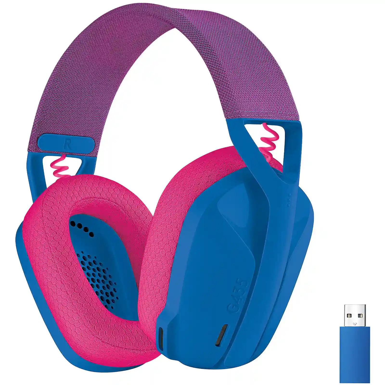 981-001062 Maroc Logitech G435 Bleu Maroc Casque gaming sans fil Maroc Casque gaming Bluetooth, Plongez dans vos jeux préférés sans vous encombrer de fils avec le casque sans fil Logitech G435 Bleu