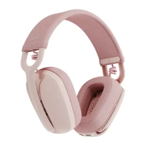 981-001224 Casque Logitech Zone Vibe 100 Rose Maroc Casque sans fil Bluetooth Maroc, Les haut-parleurs de 40 mm avec une réponse en fréquence de 20 Hz à 20 kHz offrent des basses riches, des aigus clairs et une faible distorsion pour le divertissement et les appels.