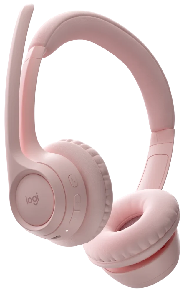 981-001412 Maroc Logitech Zone 300 Rose Maroc Logitech Casque sans fil Bluetooth, Les pièces en plastique de Logitech Zone 300 Rose sont fabriquées avec jusqu'à 55 % de plastique recyclé post-consommation