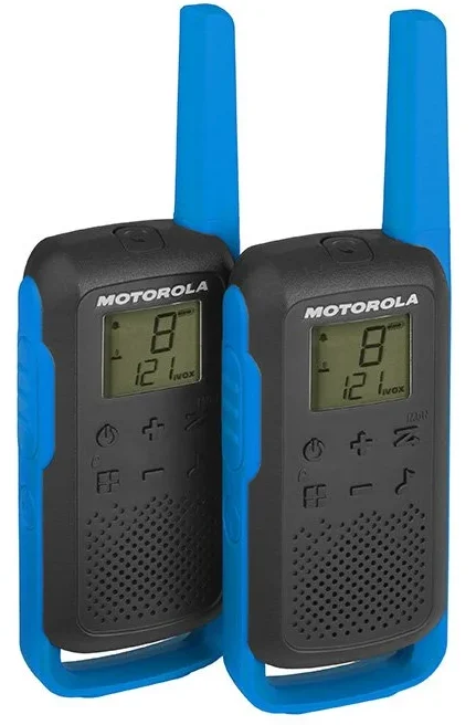 B6P00811LDRMAW Maroc Motorola T62 talkies walkies Motorola Maroc, Le Motorola T62 offre une portée maximale de 8 km. Comme pour toutes les radios, cette portée est affectée par les objets dans la ligne de mire et en particulier par les zones bâties denses