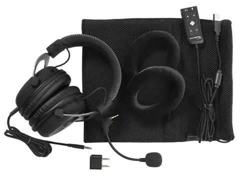 4P5L9AA HyperX Cloud II Gris Maroc KHX-HSCP-GM Casque Gaming filaire Maroc, Chaque casque HyperX Cloud II Gris est fourni avec tous les accessoires nécessaires