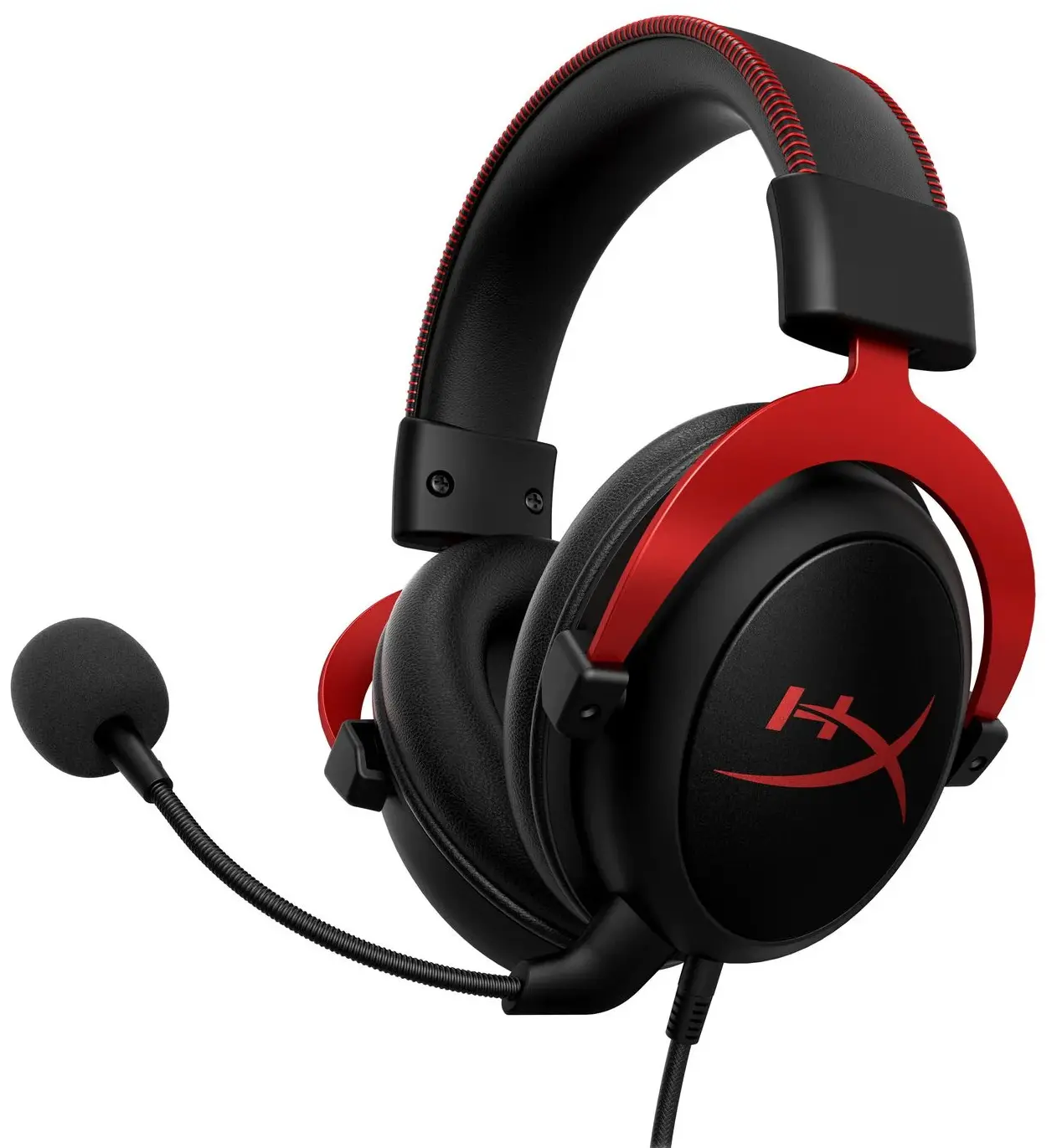 4P5M0AA Maroc HyperX Cloud II Rouge Maroc KHX-HSCP-RD Casque Gaming filaire Maroc, Profitez d'un son surround 7.1 virtuel avec le casque de jeu HyperX Cloud rouge . Le casque HyperX Cloud II est un appareil de communication compatible hi-fi qui fonctionne avec les appareils mobiles 