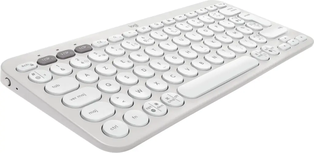 920-012210 Logitech Pebble 2 Combo White Maroc Ensemble clavier et souris sans fil, La conception moderne de Logitech Pebble 2 Combo White ainsi que son design minimaliste en font une partenaire de choix pour les personnes voyageant énormément.