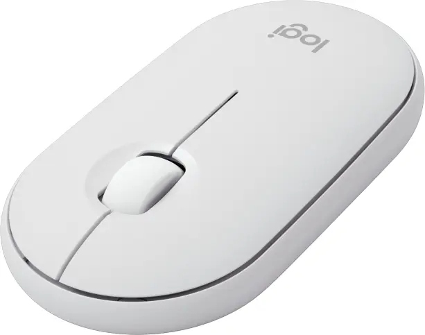 920-012210 Logitech Pebble 2 Combo White Maroc Ensemble clavier et souris sans fil, Connectez jusqu'à trois dispositifs en même temps, par exemple un ordinateur sous MacOS, ChromeOS, un iPhone et un iPad. Le simple fait d'appuyer sur un bouton (Easy-Switch) permet de commencer la saisie sur un autre dispositif.