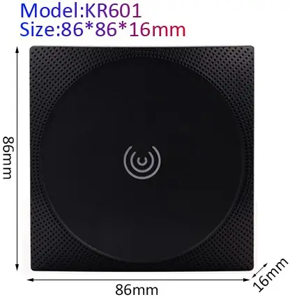ZKTeco KR600E Maroc Lecteur de carte proximité RFID 125 KHZ, Le Lecteurs de cartes ZKTeco KR601E est une solution robuste et fiable pour sécuriser vos portes commerciales. Conçu pour résister aux éléments, ce lecteur de carte RFID entièrement étanche est parfait pour les installations extérieures