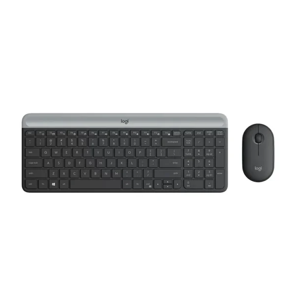 920-009190 Ensemble Logitech MK470 Maroc clavier et souris sans fil Maroc, la souris sans fil ambidextre a également un design discret et fonctionne silencieusement. Les deux appareils sont sans fil et se connectent à votre système via le récepteur USB inclus. Le clavier utilise deux piles AAA et est conçu pour une utilisation de 36 mois, tandis que la souris n'a besoin que d'une seule pile AA qui peut durer jusqu'à 18 mois d'utilisation