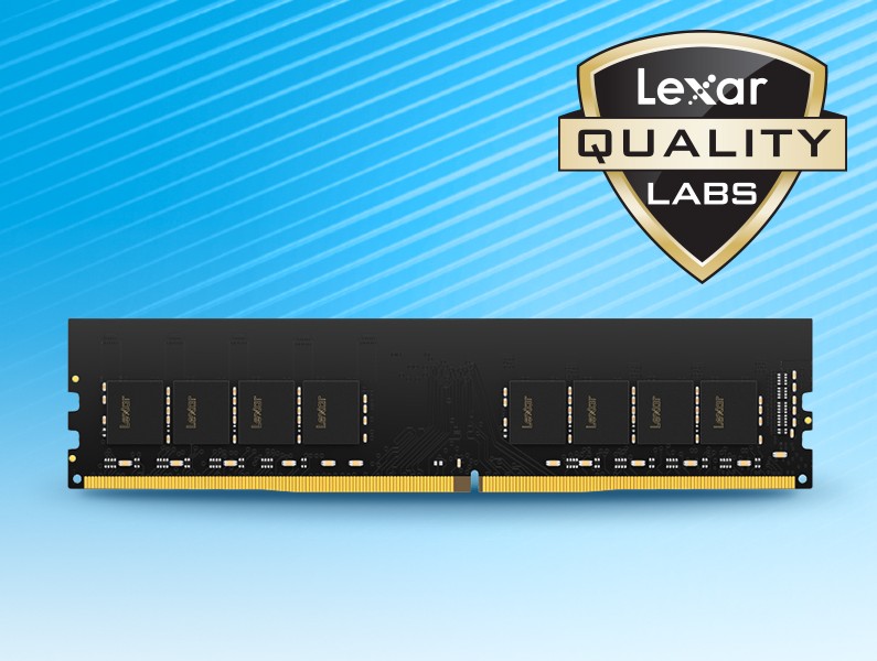 LD4AU032G-B3200GSST Barrette mémoire Lexar DDR4 32GB Maroc Mémoire U-DIMM 32 Go Maroc, Bénéficiez de meilleures performances sans avoir à acheter un nouveau système. Avec une simple mise à niveau vers la mémoire Lexar