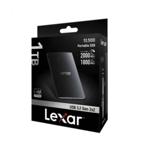 LSL500X001T-RNBNG SSD Lexar SL500 1TB Maroc SSD portable Maroc, Sa conception métallique fine et durable le rend facile à transporter dans votre poche et il est compatible avec une large gamme d'appareils, notamment les appareils mobiles, les ordinateurs portables, les appareils photo et les consoles de jeu. Il est également équipé d'un logiciel de cryptage AES 256 bits pour protéger vos fichiers.