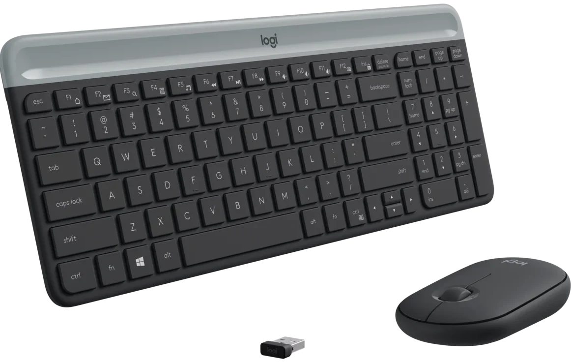 920-009190 Logitech MK470 Maroc Ensemble clavier et souris sans fil Maroc, Transformez n'importe quel espace en endroit minimaliste, moderne et silencieux avec l'ensemble sans fil ultra-fin MK470