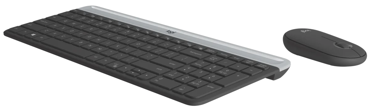 920-009190 Logitech MK470 Maroc Ensemble clavier et souris sans fil Maroc, Le clavier compact comprend un pavé numérique et 12 touches de raccourcis, avec tout ce dont vous avez besoin.