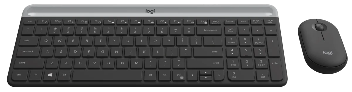 920-009190 Logitech MK470 Maroc Ensemble clavier et souris sans fil Maroc, Le clavier et la souris sans fil Logitech MK470 Slim de couleur noire présentent un design fin et minimaliste, adapté aux configurations peu encombrantes