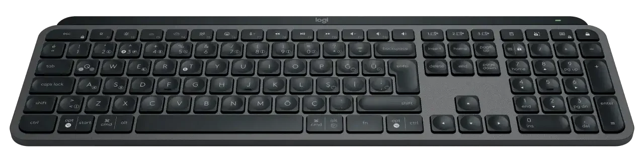920-011568 Maroc Logitech MX Keys S Graphite Maroc Clavier sans fil Bluetooth Maroc, Saisissez du texte en toute confiance grâce au clavier Logitech MX Keys S Graphite.