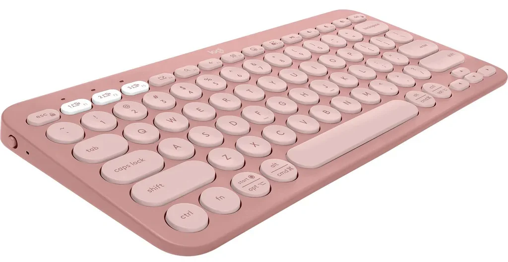 920-011805 Logitech Pebble Keys 2 K380s Rose Maroc Clavier sans fil Bluetooth Maroc, Le clavier Logitech Pebble Keys 2 K380s Rose est un clavier sans fil qui se connecte à tous les dispositifs sans fil Bluetooth prenant en charge les claviers externes