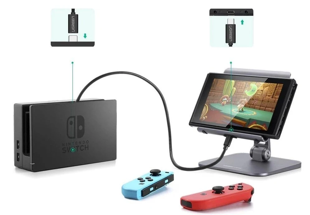 UGREEN 40574 Maroc Cable USB-C 5Gbps Maroc, adaptateur d'extension USB C peut protéger le port USB C de vos appareils contre l'usure due à des branchements et débranchements fréquents