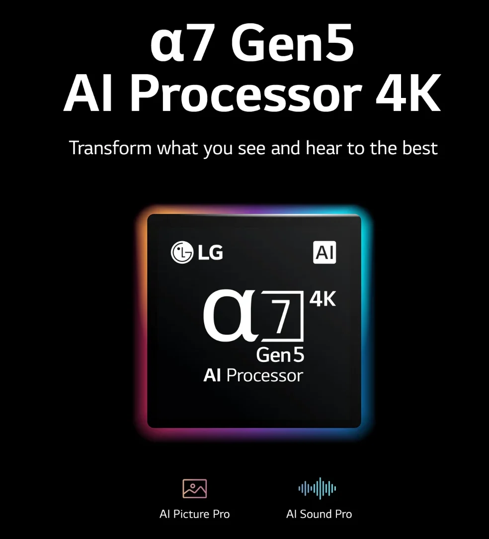 Smart TV LG OLED48A26LA Maroc Téléviseur LG 48 OLED A2 Maroc, Quand la beauté rencontre l’intelligence artificielle. La beauté sublimée par l’intelligence artificielle. Basé sur les dernières avancées en matière d'intelligence artificielle approfondie