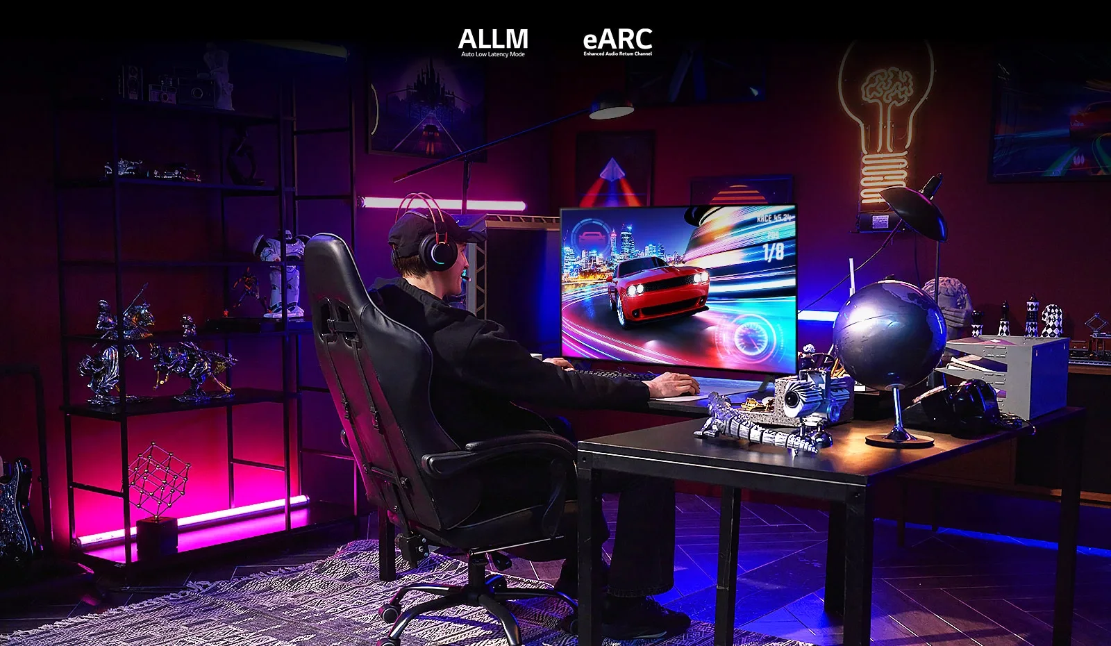 Smart TV LG OLED48A26LA Maroc Téléviseur LG 48 OLED A2 Maroc, Prêt à améliorer votre jeu. Jouez à votre potentiel maximum ! Avec un temps de réponse de 0.1ms