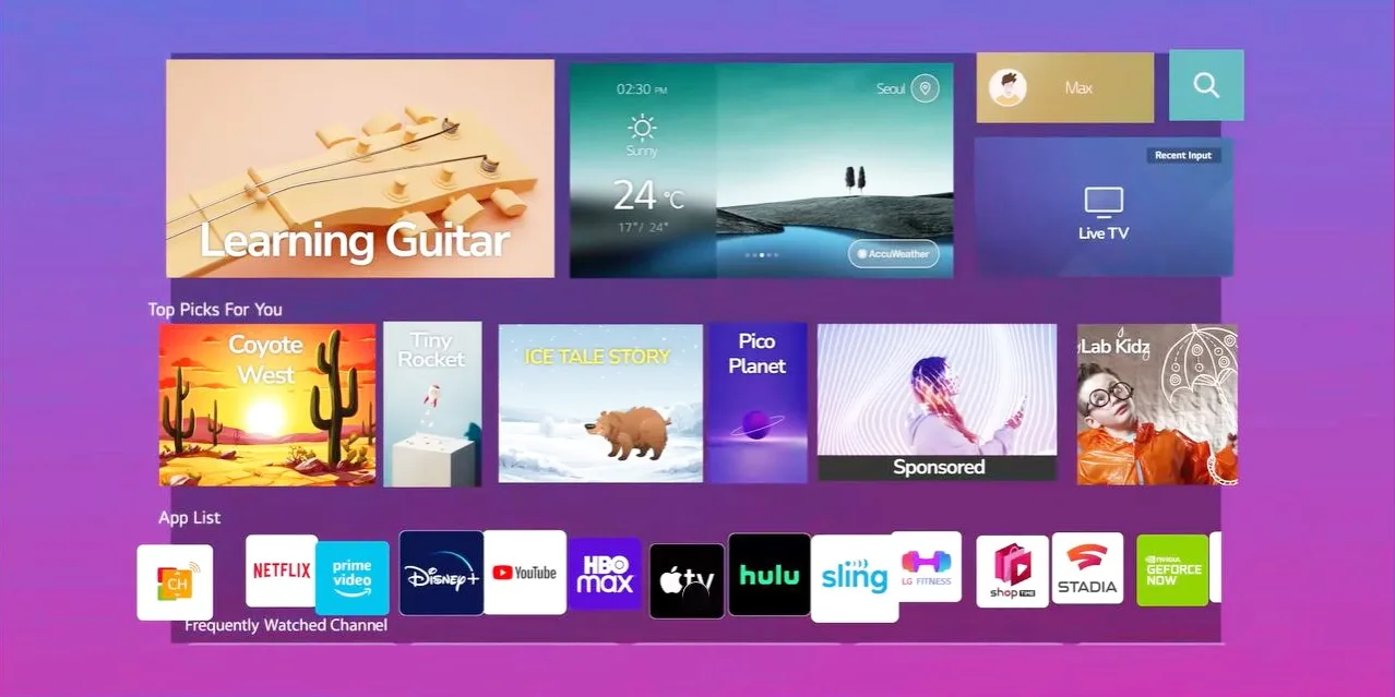 LG OLED55A26LA Maroc Téléviseur LG 55 OLED A2 Maroc Smart TV 4K UHD Maroc, La Télévision Pensée Pour Vous. Besoin d’inspiration pour votre soirée cinéma ? ThinQ offre des recommandations en fonction de vos goûts