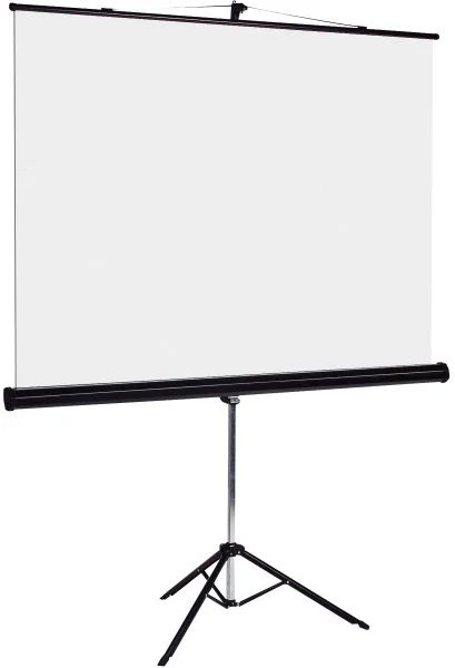 TRE02B1200200 Maroc Ecran trépied Oray Byron 2 200 x 200 Maroc Ecran de projection trépied Maroc, Conçu pour les usages intensifs, l'écran de projection Oray Byron 2 est particulièrement bien adapté pour les salles de petites et moyennes dimensions. Proposant un format 4:3, ce modèle est une solution complète avec notamment un trépied en acier laqué noir pour une installation facile et rapide. 