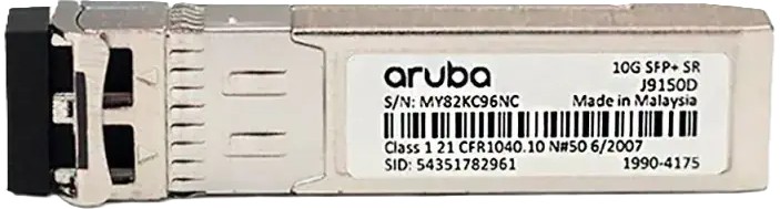 Aruba 10G SFP+ LC SR MMF OM3 Maroc Émetteur-récepteur SFP+ LC Maroc Module SFP+ Aruba SFP+ 10G Module SFP 10G Maroc module SFP+ Aruba J915D Maroc, Son format de module enfichable permet une installation facile, tandis que la capacité d'étendre la portée du réseau jusqu'à 300 m le rend adapté aux environnements d'entreprise à grande échelle
