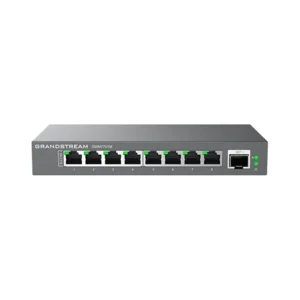 Commutateur Grandstream GWN7701M Maroc Switch 8 ports multi-gigabits SFP Maroc Commutateur 8 ports SFP non géré Maroc, Ce commutateur multi-Gigabit à 9 ports prennent en charge les vitesses de réseau Ethernet rapide, 1 Gigabit et 2,5 Gigabit tout en incluant 1 port fibre SFP+ Gigabit qui fournit une connectivité montante haut débit de 1 Gigabit ou 10 Gigabit à votre réseau.