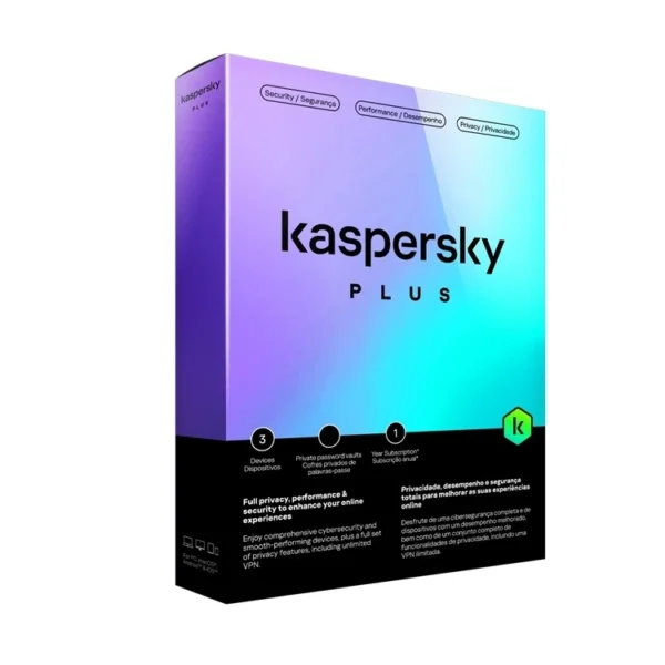 KL10428BCFS SLIMMAG Maroc Antivirus KASPERSKY Plus 3 postes Maroc MarocTechnologie