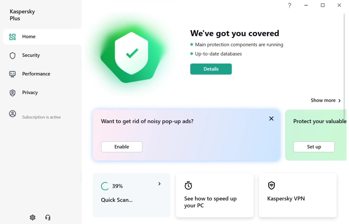 KL10428BEFS-SLIMMAG Maroc Antivirus KASPERSKY Plus 5 postes Maroc Licence 1 an 3 postes Maroc, Kaspersky Plus 5 postes est un logiciel de sécurité pour Windows, Mac et Android, qui protège votre ordinateur et vos appareils mobiles contre les programmes et sites Internet malveillants